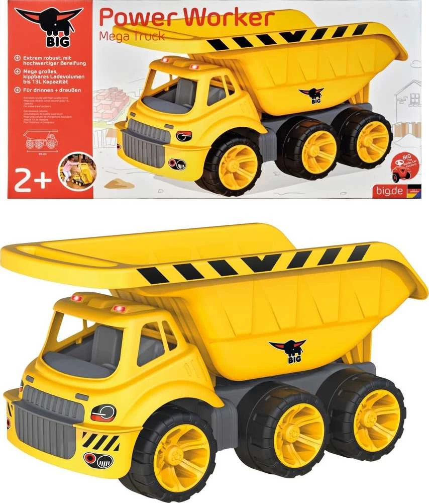 BIG Žaislas Sunkvežimis Power Worker 65 cm Geltonas