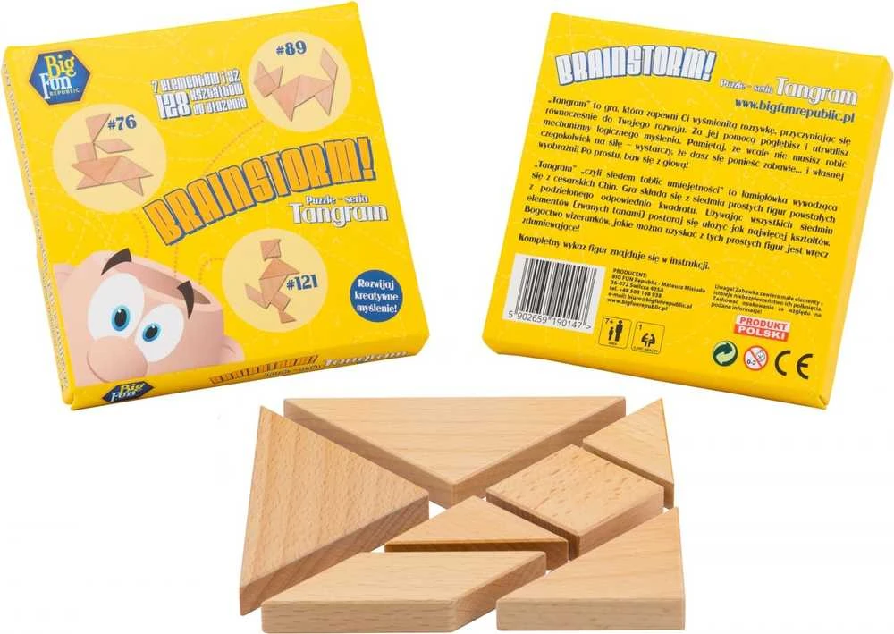 Big Fun Republic Didelis smagus Respublikos protų šturmas! - Dėlionė - seria Tangram
