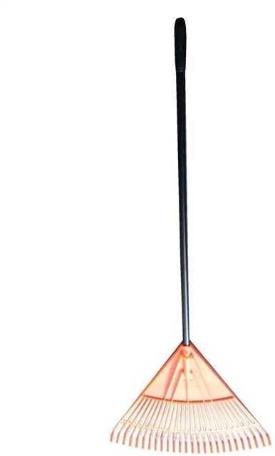 Okko Big PLASTIC FAN RAKE WITH METAL HANDLE VG14, žema kaina | Varle.lt