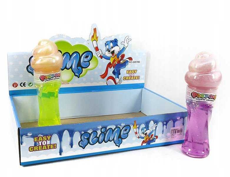 Bigtoys SLIME ILGSTINAMOS PLASTIKOS GLUTEK LEDO KŪGIO SPALVOS
