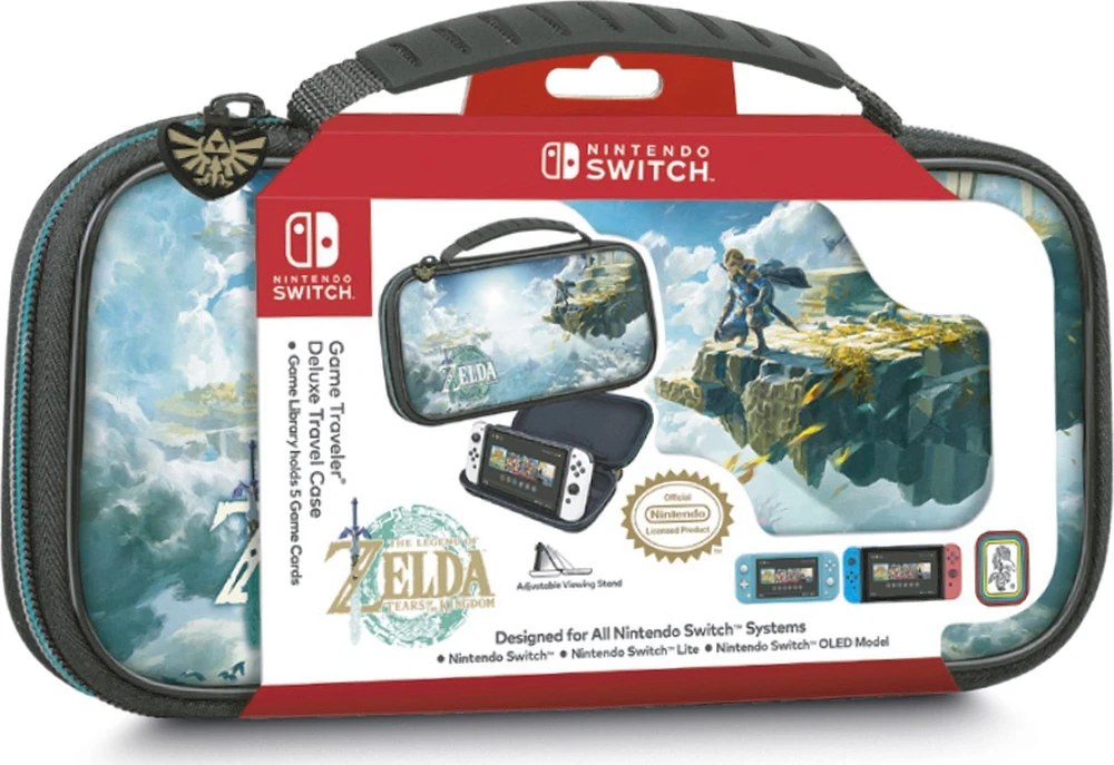 „Nintendo Game Traveler Deluxe“ kelioninis dėklas „The Legend of Zelda: Tears of the Kingdom“