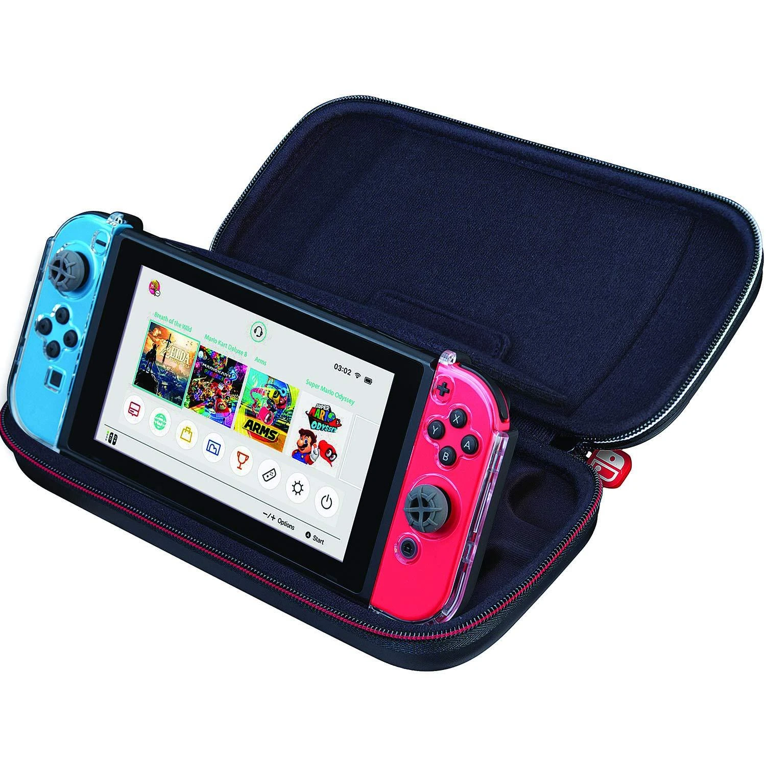 Nintendo Game Traveler Deluxe Travel Case Juodas