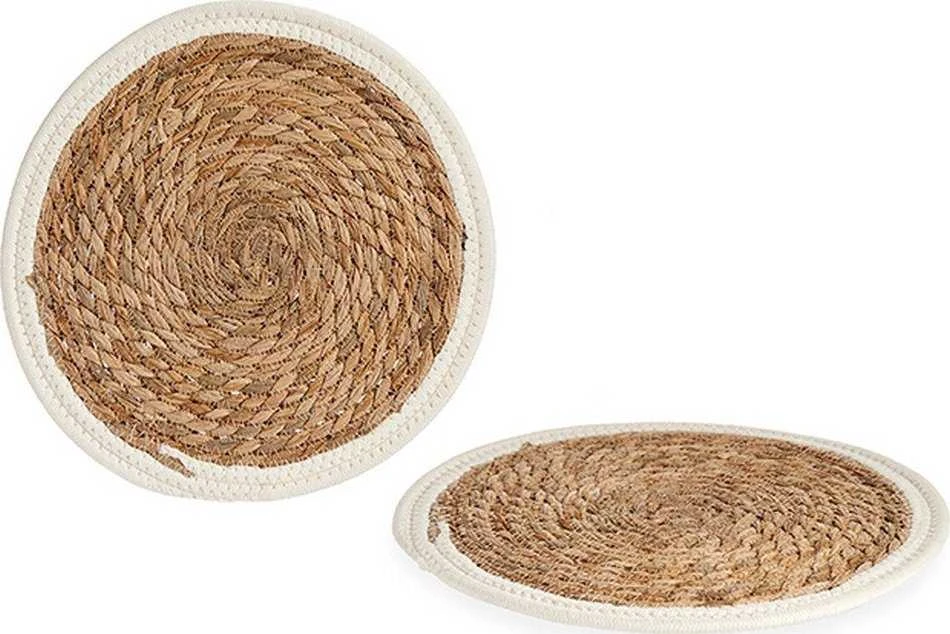 „Bigbuy Home“ stalo padėkliukai Ruda Baltas Fiber (30 cm)