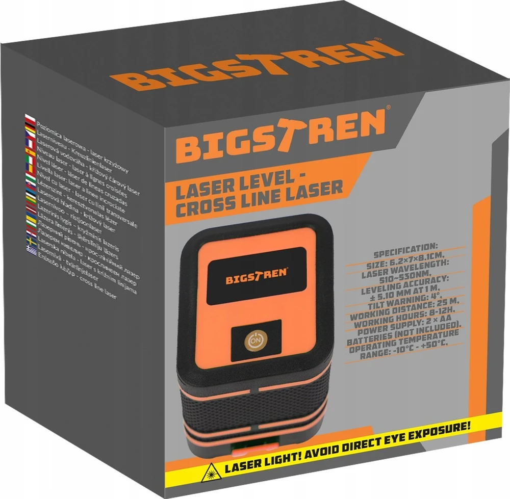 Bigstren lazerinis level - Bigstreen 24293 cross laser