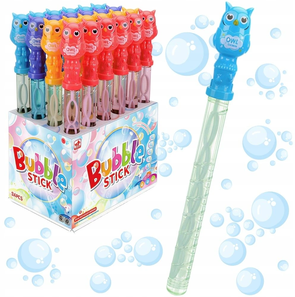 BIGTOYS Muilo burbulai pelėda 38cm 24vnt./disp BBAŃ3447 73447