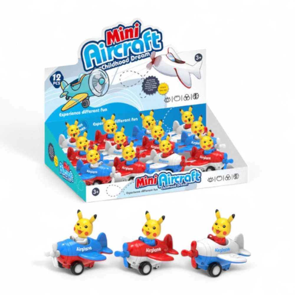BIGTOYS Lėktuvo gyvūnėlis 10 cm 12 vnt./doz. BSAM5625 75625