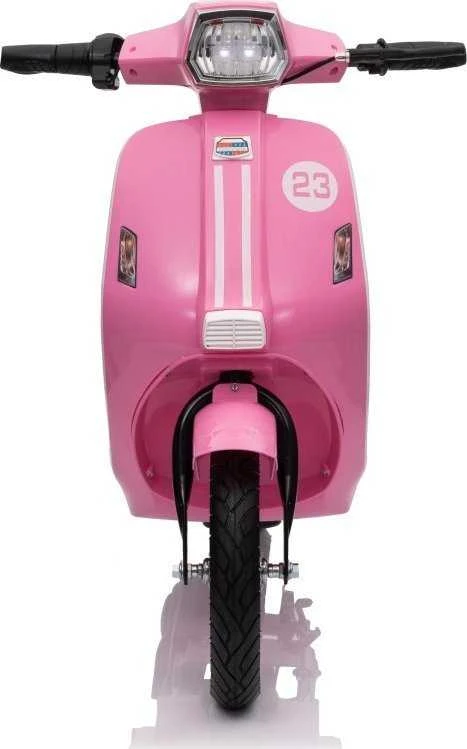Bili Bike Elektrinis retro stiliaus paspirtukas su 350W varikliu, vaikams nuo 6 metų, cianas