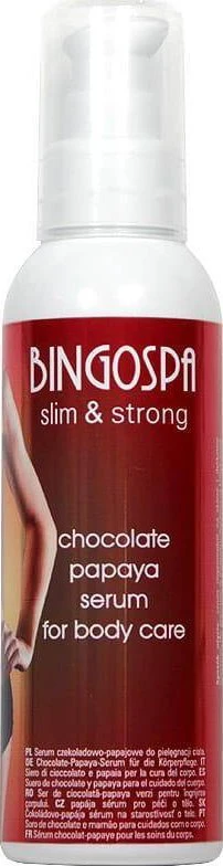 Bingospa Slim & Strong šokoladinis-papajų serumas kūno priežiūrai 135g
