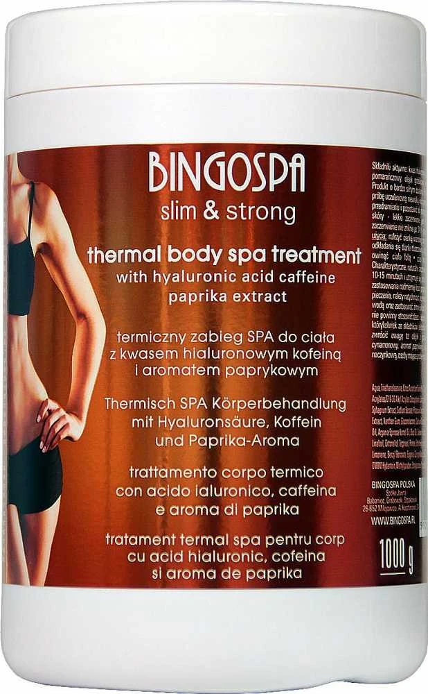 BingoSpa Thermal SPA procedūra su hialurono rūgštimi, kofeinu ir pipirų aromatu - plonas ir stiprus