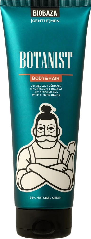 Biobaza Botanist Dušo želė & Šampūnas 2-In-1, 220 ml