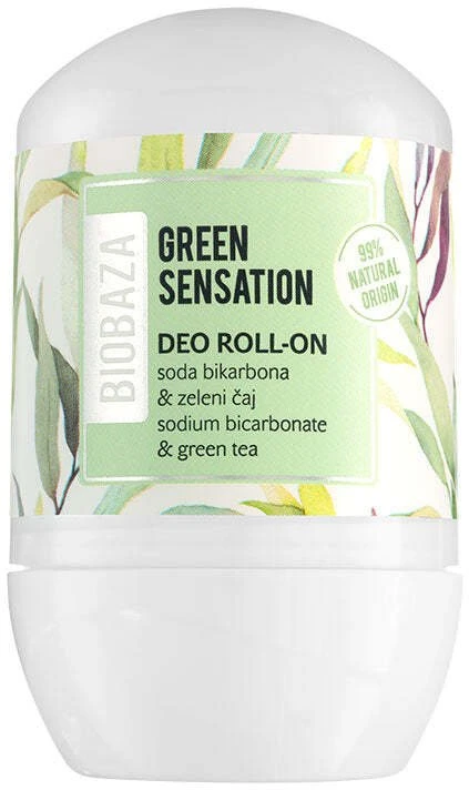 Biobaza Žalias Sensation Natural Ingredients Žalias Antiperspirant For Women, 50 ml