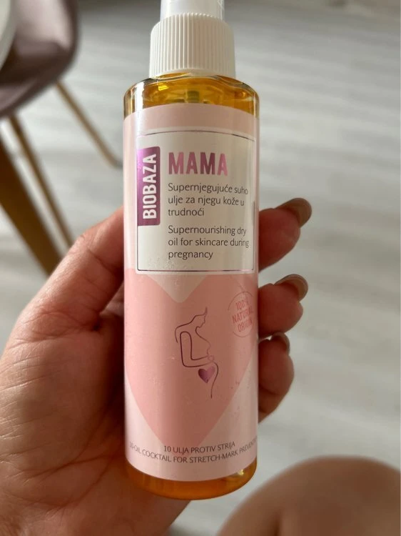 Biobaza Mama Natural Ingredients Anti-Stretch Marks Daily Oil Abdomen & Thighs, 150 ml