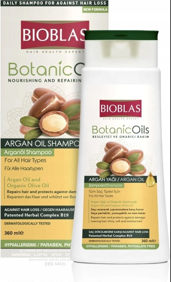 BIOBLAS Botanic Oils Šampūnas plaukams su česnaku 360 ml