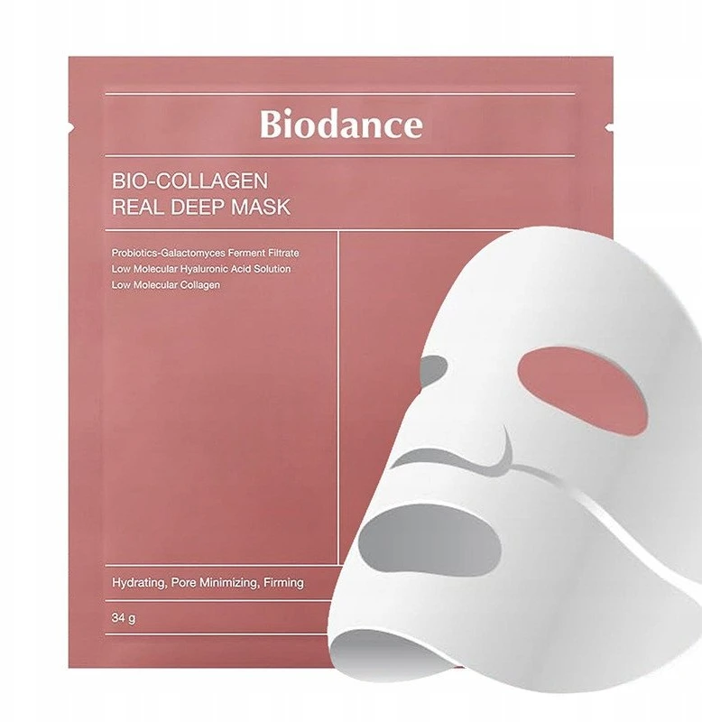 BIODANCE Bio-Collagen Real Deep Mask hidrogelinė veido kaukė, 1 vnt., 34 g