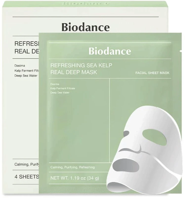 Biodance Refreshing Sea Kelp Real Deep Mask veido kaukė 1vnt
