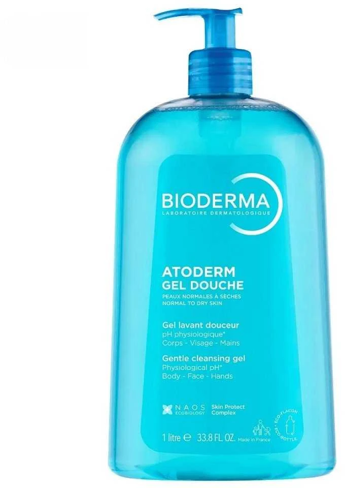 Bioderma Atoderm Gel Douche Dušo želė sausai ir jautriai odai, 1000 ml