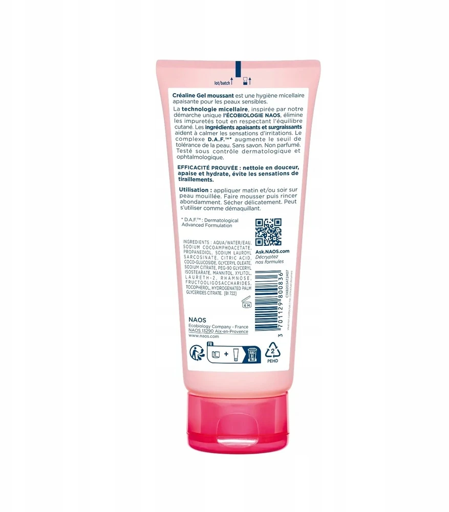 Bioderma Créaline Gel Moussant, 100 ml