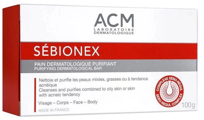 „Laboratoire ACM Sebionex“ valomasis veido prausiklis, 100 g
