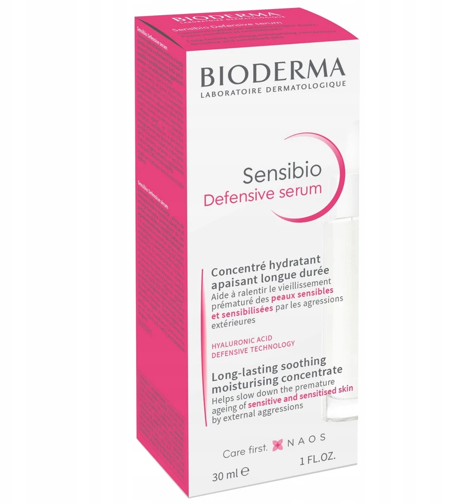 Bioderma Sensibio Defensive Serumas jautriai odai, 30 ml