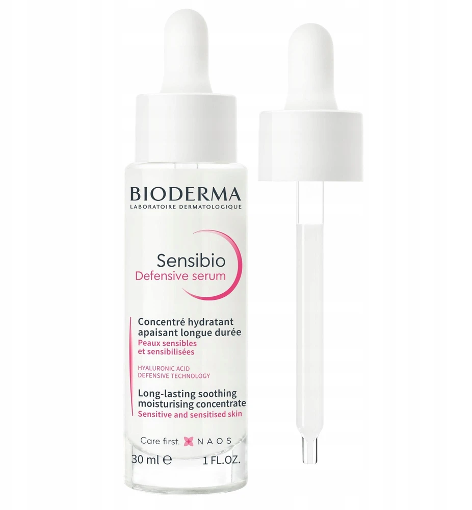 Bioderma Sensibio Defensive Serumas jautriai odai, 30 ml