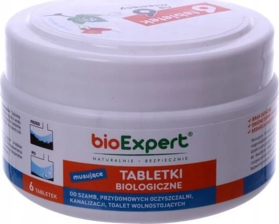 Bioexpert BIOLOGINĖS TABLETĖS. 6 vnt. Į Septikus ir priešgaisrinę apsaugą