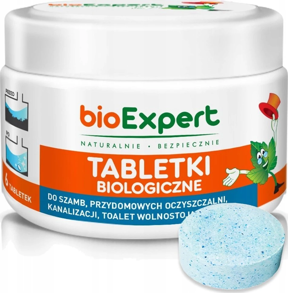 Bioexpert BIOLOGINĖS TABLETĖS. 6 vnt. Į Septikus ir priešgaisrinę apsaugą