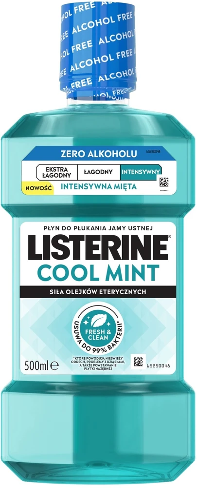 Listerine Cool Mint intensyvus burnos ertmės skalavimo skystis 500 ml