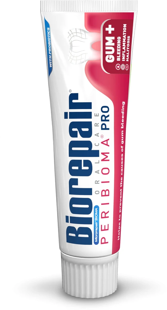 Biorepair Peribioma PRO+ dantų pasta su probiotikais nuo periodontito 75 ml