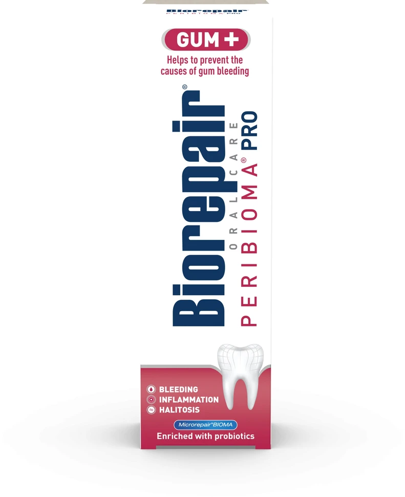 Biorepair Peribioma PRO+ dantų pasta su probiotikais nuo periodontito 75 ml