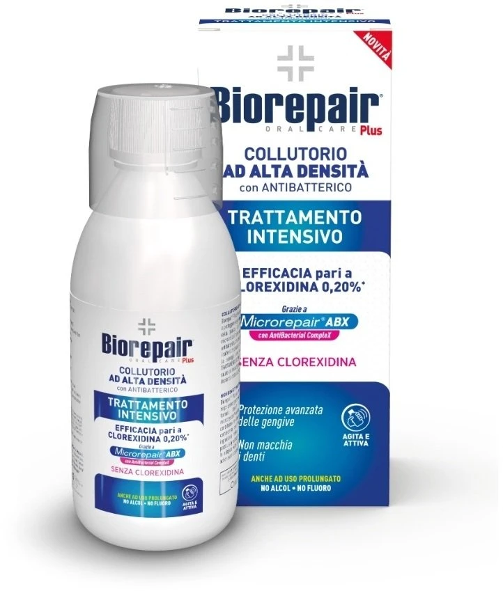 Biorepair burnos skalavimo skystis Plus ABX didelio tankio, 250 ml