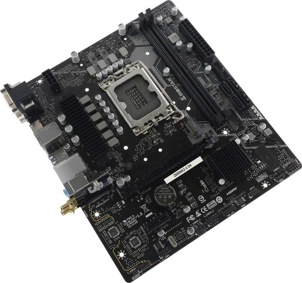 Biostar Z690MX2-E D4 pagrindinė plokštė Intel Z690 LGA 1700 micro ATX