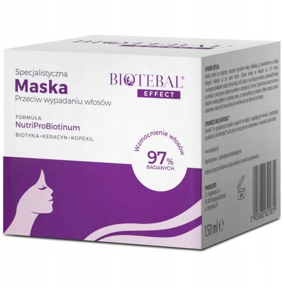Biotebal „Effect Specialist“ kaukė nuo plaukų slinkimo, 150 ml
