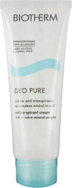 Biotherm Deo Pure antiperspiranto kremas tūbelėje