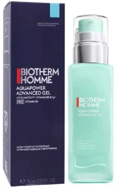 Biotherm Homme Aquapower Advanced Gel drėkinamasis veido gelis vyrams, 75 ml