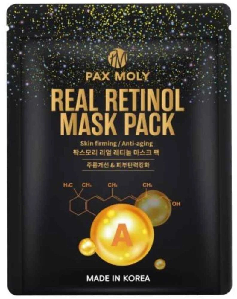 Biotherm PaxMoly, Real Retinol, Anti-Aging, Sheet Mask, Face, Day & Night, 25 ml Unisex