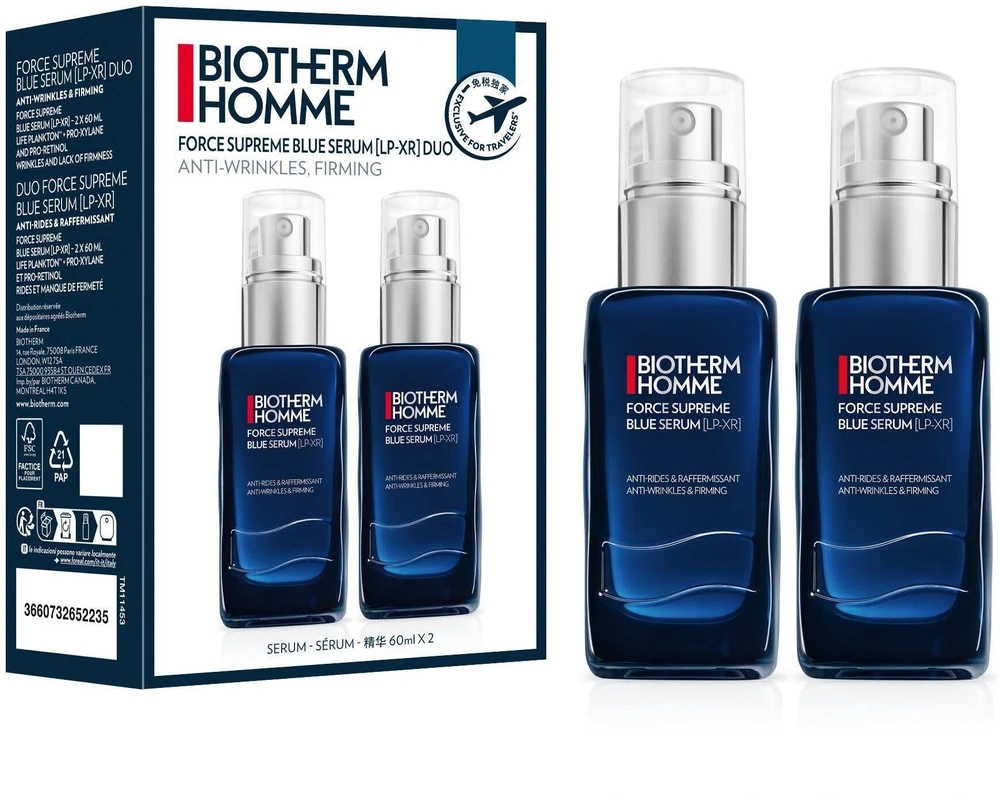 Biotherm Homme Force Supreme Facial Care Duo Set, 120 ml