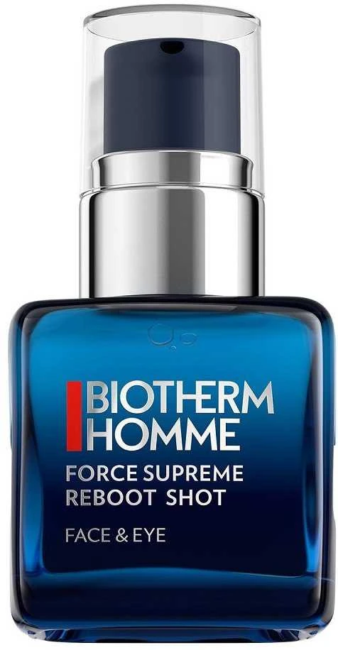 Biotherm Homme Force Supreme Reboot Shot serumas nuo nuovargio veidui ir paakių sričiai, 30 ml