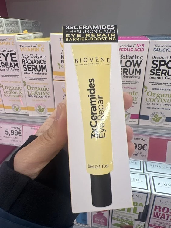 Biovene Biovene, 3xCeramides, Anti-Dark Circles & De-Puffing, Eye Kremas, 30 ml For Women
