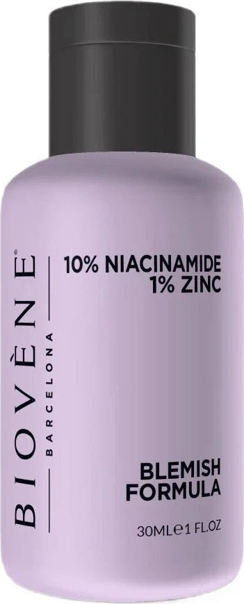 Biovene Blemish Formula 10% Niacinamide 1% Zinc Face Serum veido serumas, 30 ml