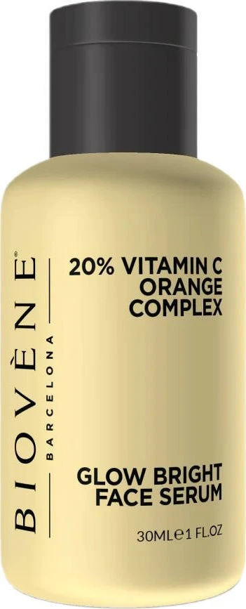 Biovene Glow Bright 20% Vitamin C Oranžinis Complex Face Serum veido serumas, 30 ml