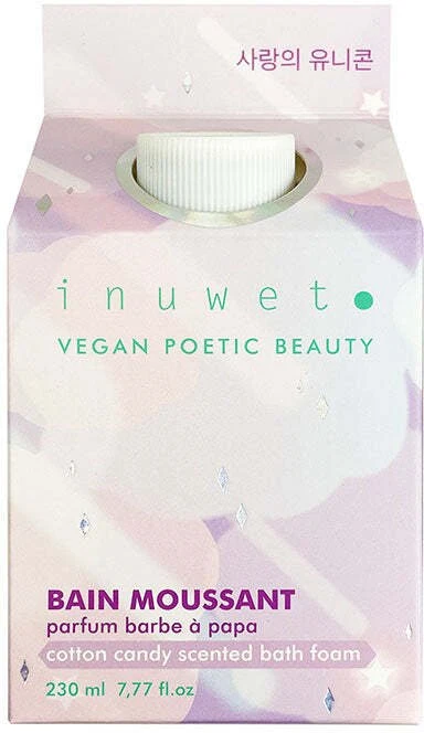 Inuwet Cotton Candy Cleansing Shower Mousse, 230 ml