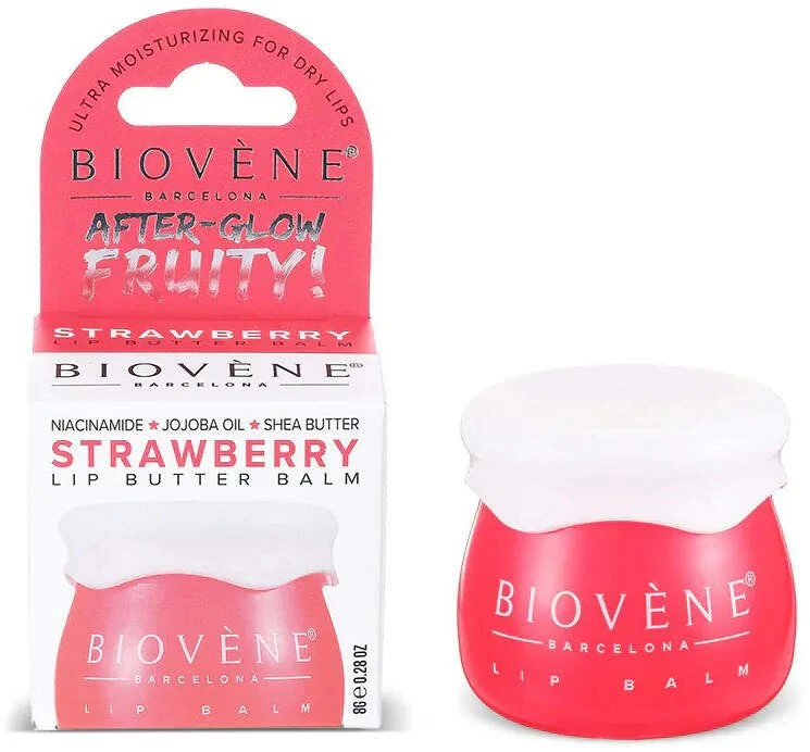 Biovene Strawberry + Niacinamide Lūpų balzamas, 8 g