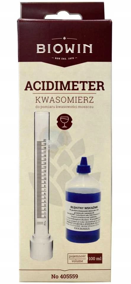 Rūgštingumo matavimo komplektas BIOWIN KWAS1/405559