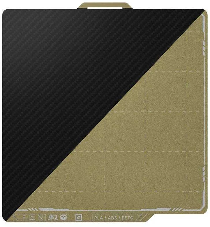 BIQU Panda PEI + PET CF dvipusė magnetinė plokštė – Bambu Lab P1 / P2S / X1 / A1 – 257×257mm