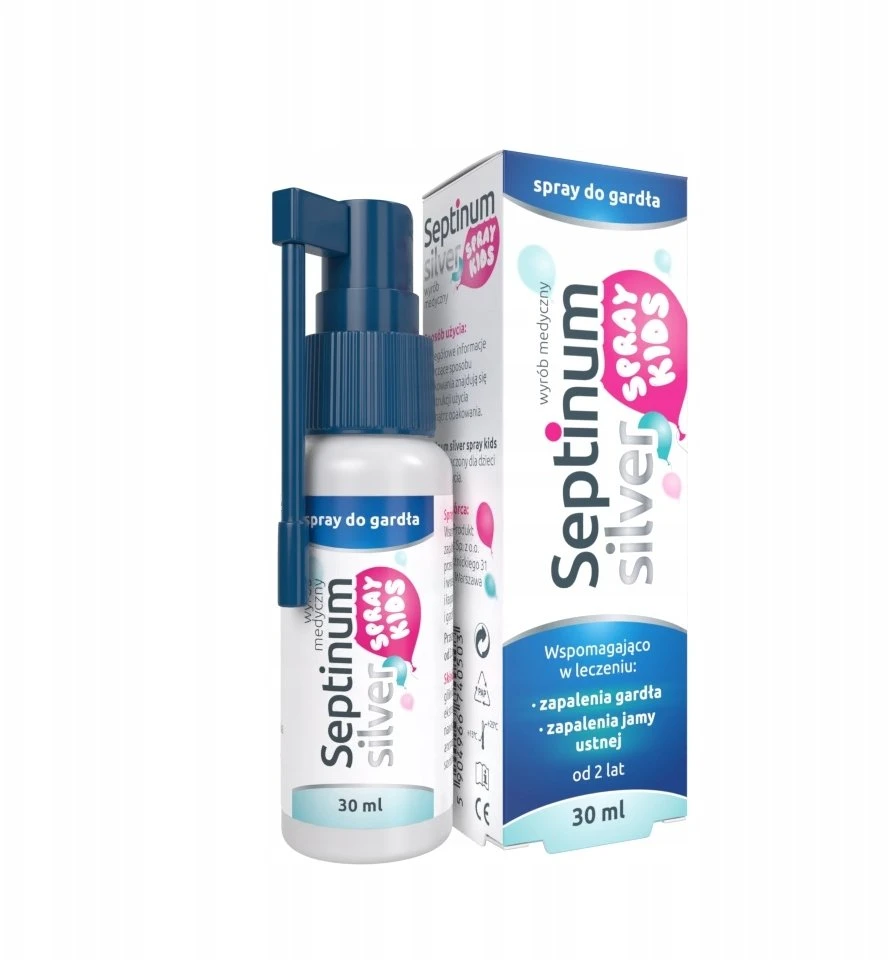 Birkenstock Septinum Sidabrinis Kids spray do gardła 30ml