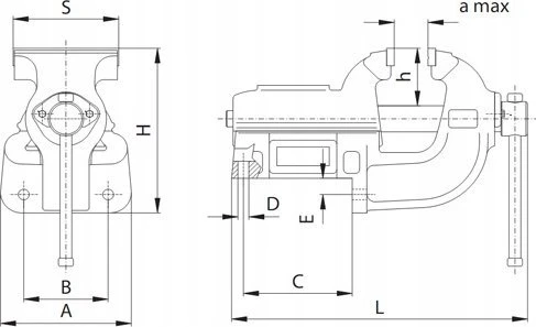"Bison-Bial VISE 1250-63 STLE".