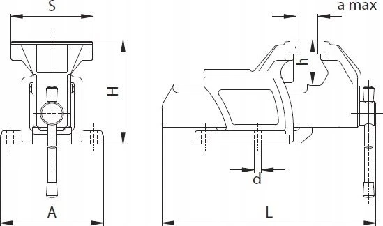 „Bison-Bial VISE 1250-80 STLE“.