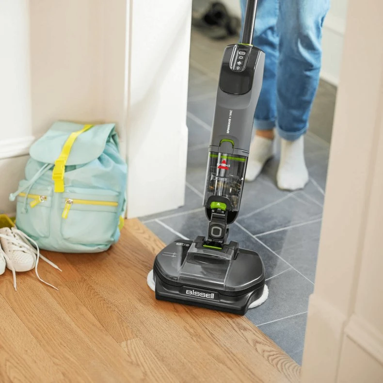 Plaunantis siurblys - šluota Bissell SpinWave®+ Vac PET PRO, su siurbimo funkcija, 70 min