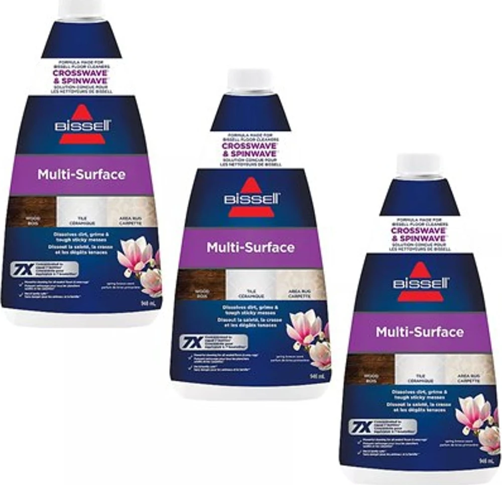 Universali valymo priemonė Bissell MultiSurface Detergent Trio, 3 vnt.