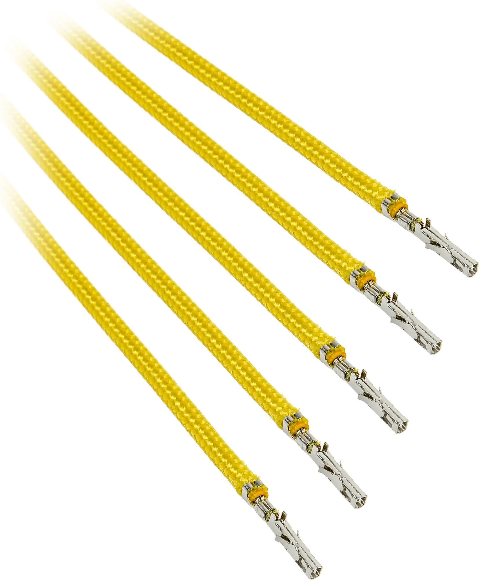 BitFenix Alchemy 2.0 PSU Cable, 5x 40cm – geltonos spalvos